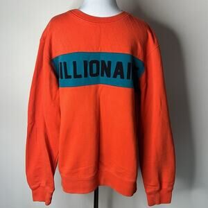 Billionaire Boys Club Orange Logo Crewneck Sweatshirt